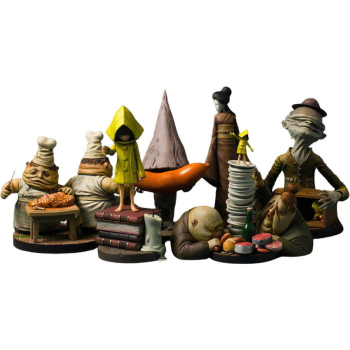 figurine little nightmares mini figure collection box visuel produit