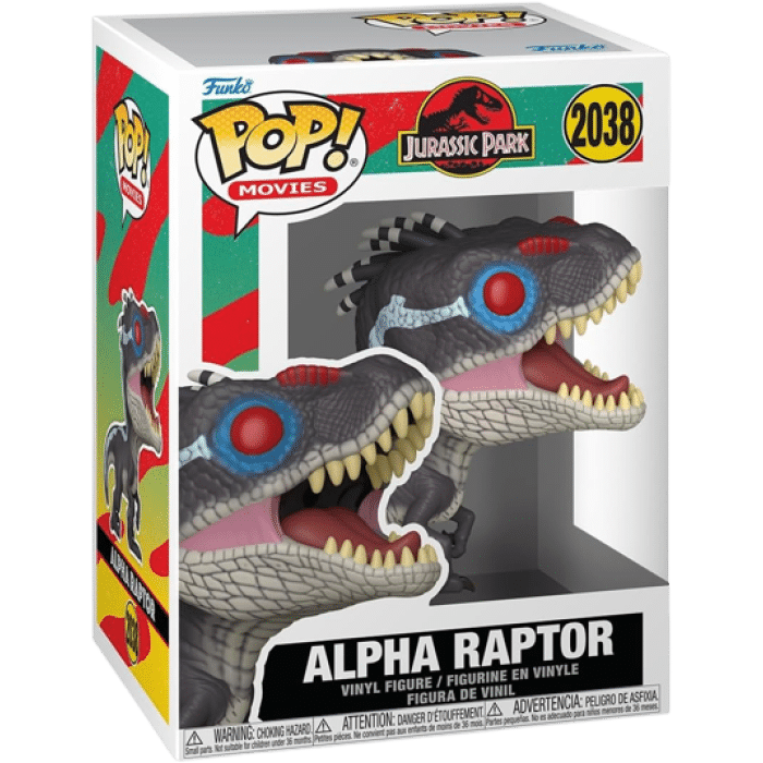 funko pop jurassic park alpha raptor visuel produit