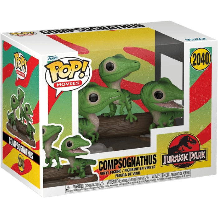 funko pop premium jurassic park compy visuel produit