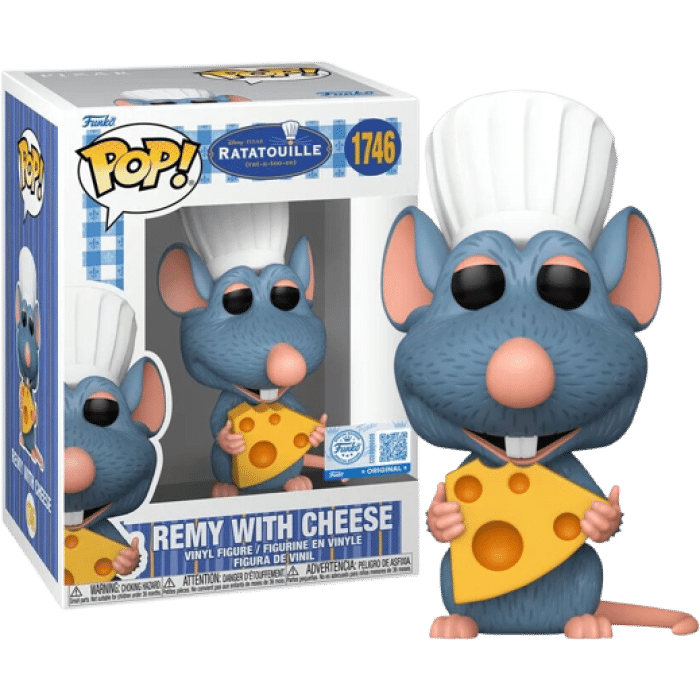 funko pop ratatouille remy avec fromage visuel produit