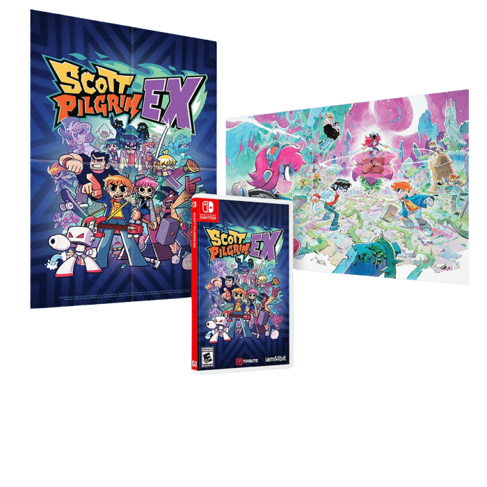 scott pilgrim ex edition iam8bit sur switch visuel produit