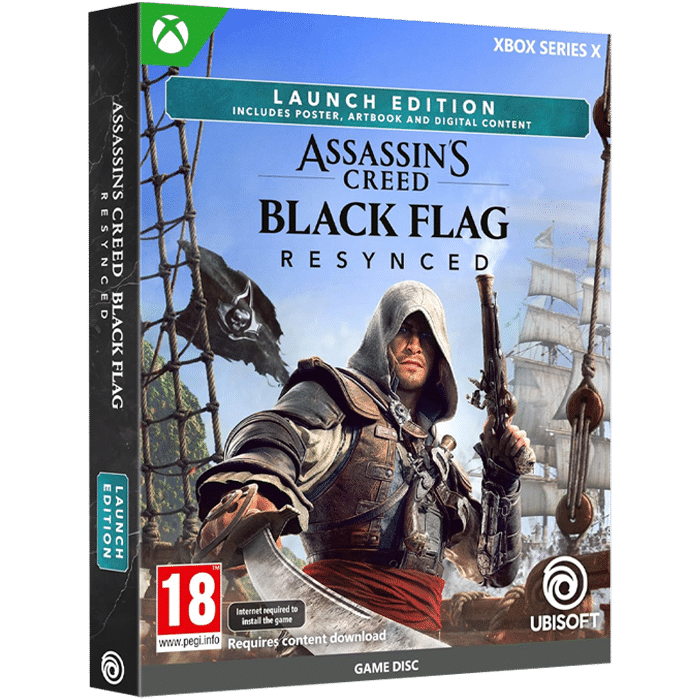 assassins creed black launch edition sur xbox visuel produit