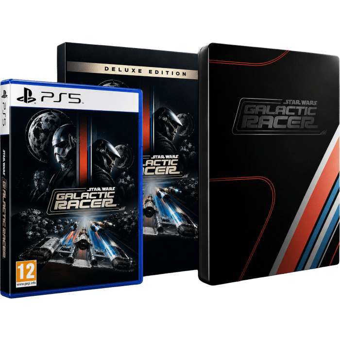 star wars galactic racer deluxe steelbook sur ps5 visuel produit