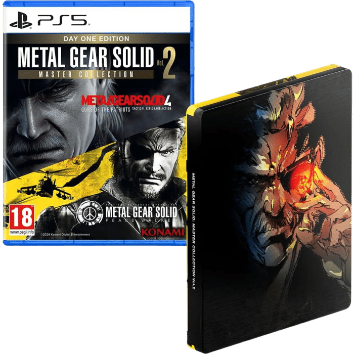 metal gear collection vol2 avec steelbook ps5 visuel produit
