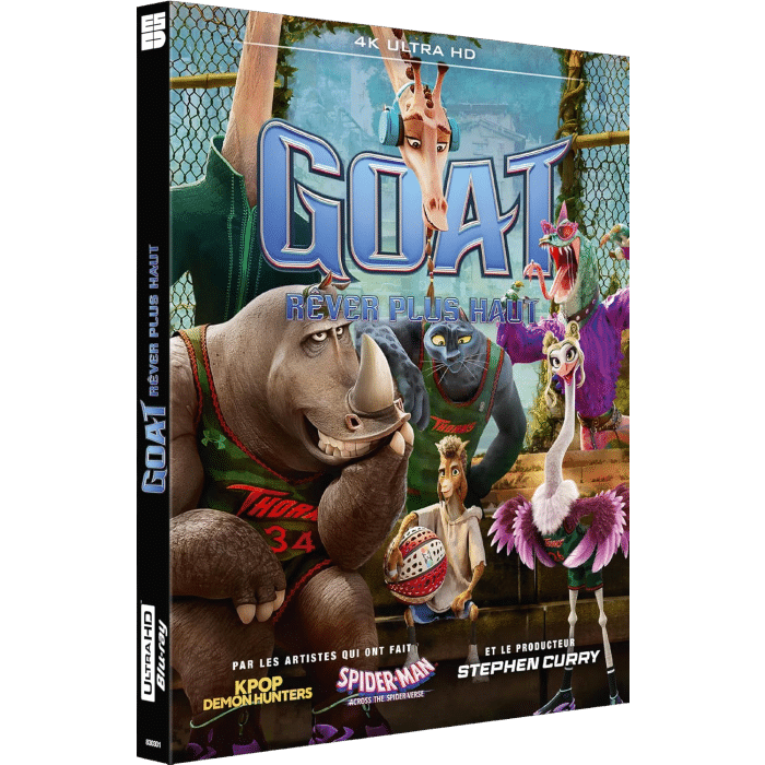 goat en blu ray 4k visuel produit