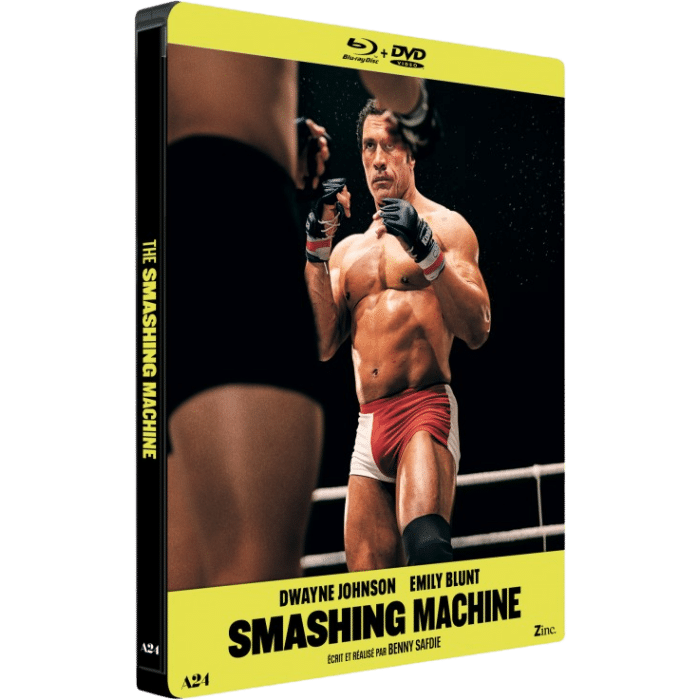 smashing machine blu ray steelbook visuel produit