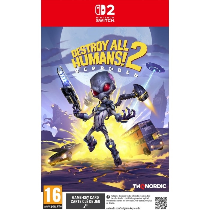 destroy all humans 2 sur switch 2 visuel produit