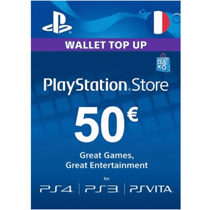 CARTE PLAYSTATION NETWORK 50€ (FRANCE)CARTE PLAYSTATION NETWORK 50€ (FRANCE)CARTE PLAYSTATION NETWORK 50€ (FRANCE)