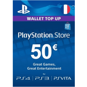 CARTE PLAYSTATION NETWORK 50€ (FRANCE)CARTE PLAYSTATION NETWORK 50€ (FRANCE)CARTE PLAYSTATION NETWORK 50€ (FRANCE)