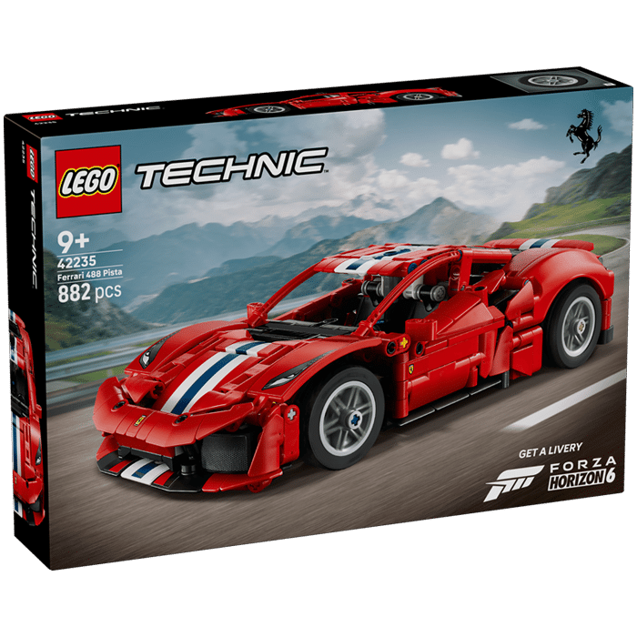 lego 42235 ferrari 488 pista visuel produit