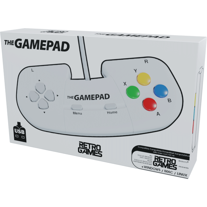the gamepad white edition visuel produit