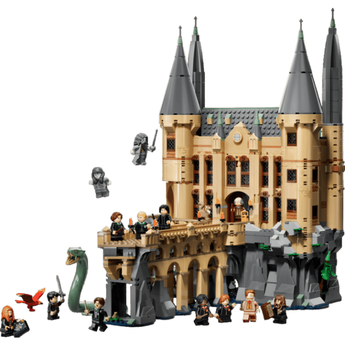 lego 76473 chateau de poudlard aile est visuel produit