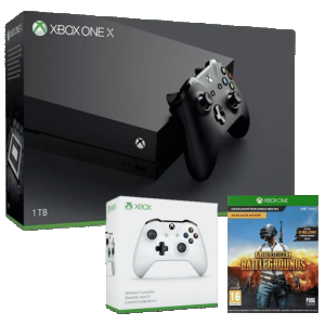 Pack Xbox one X + 2 manettes + PUBG