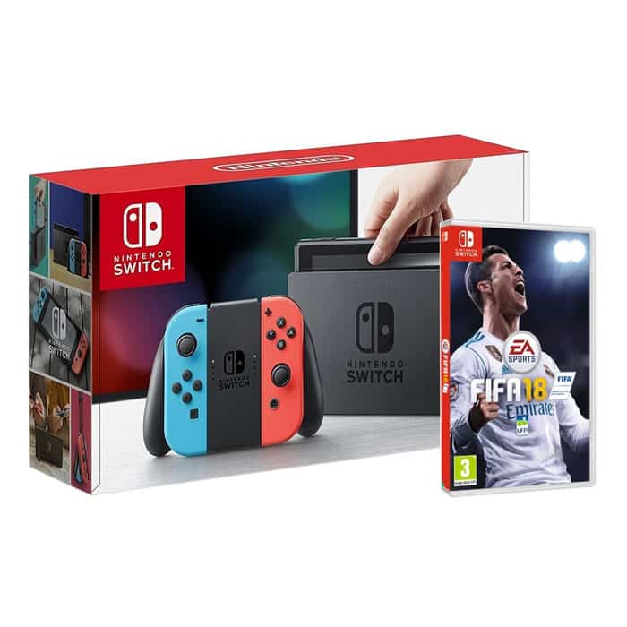 Nintendo Switch (Néon) + FIFA 18 copie
