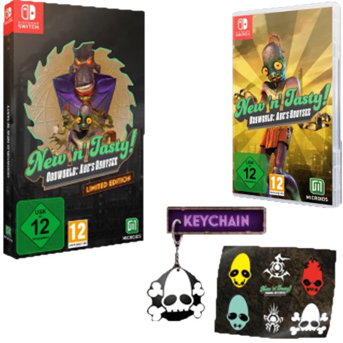 oddworld new n tasty switch edition limitée visuel produit
