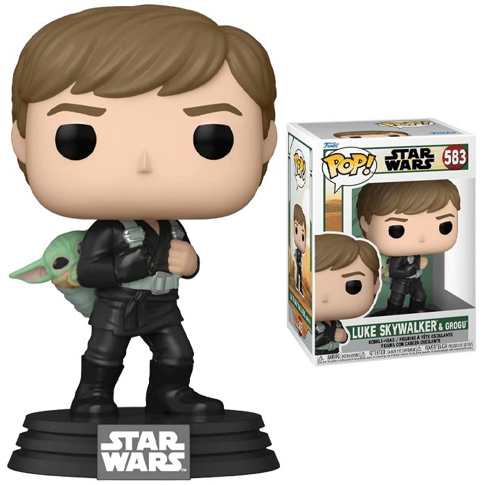 funko pop star wars luke and grogu 583 visuel produit