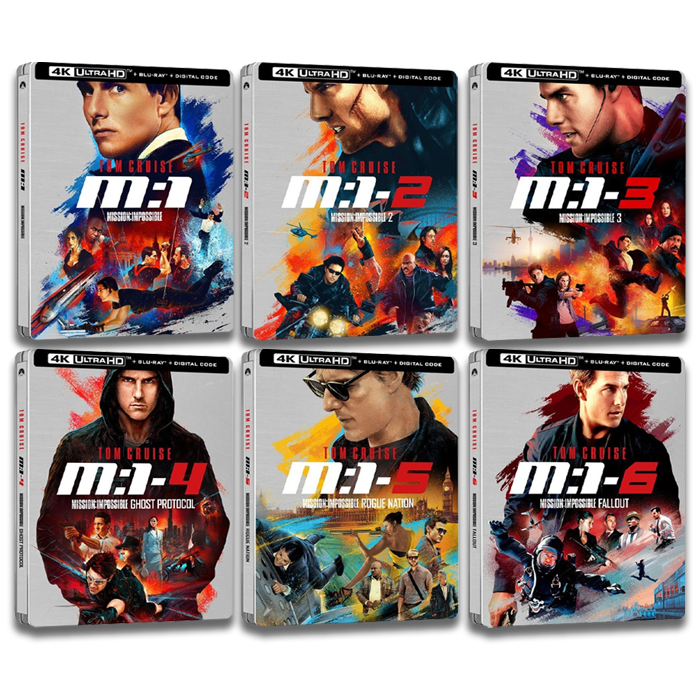 blu ray 4k steelbook mission impossible visuel produit