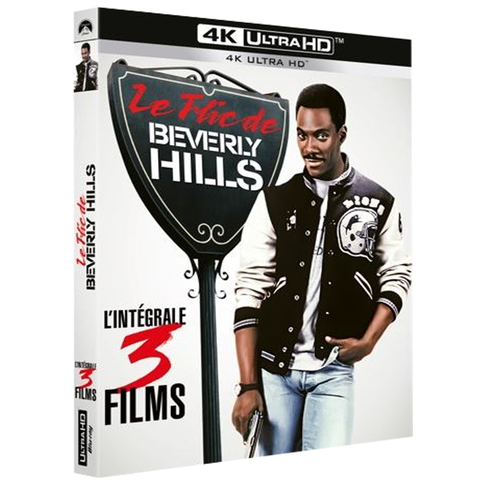 coffret flic de beverly hills trilogie 4k visuel produit