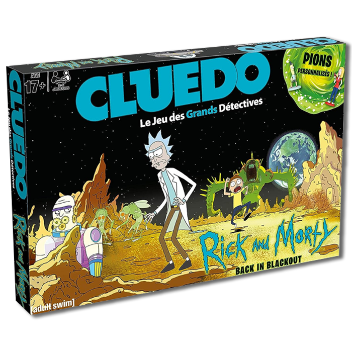 cluedo rick and morty visuel produit