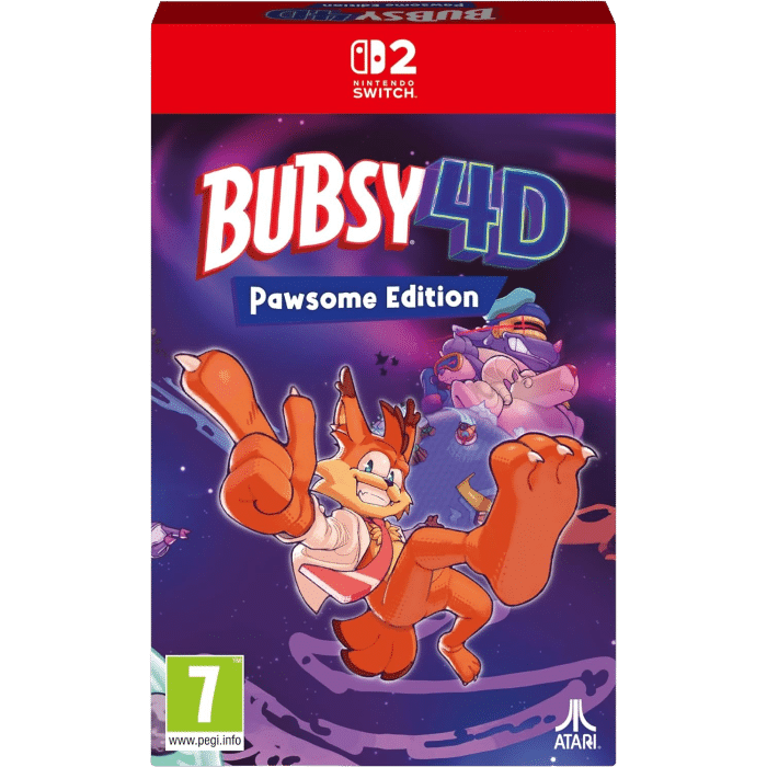 bubsy 4d pawsome edition switch 2 visuel produit