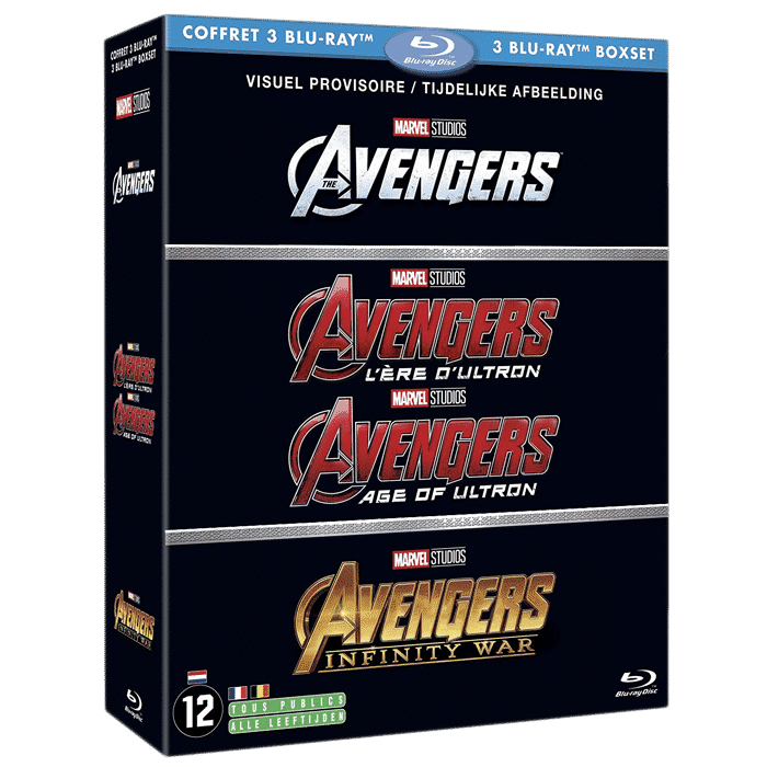 coffret intégrale avengers blu ray