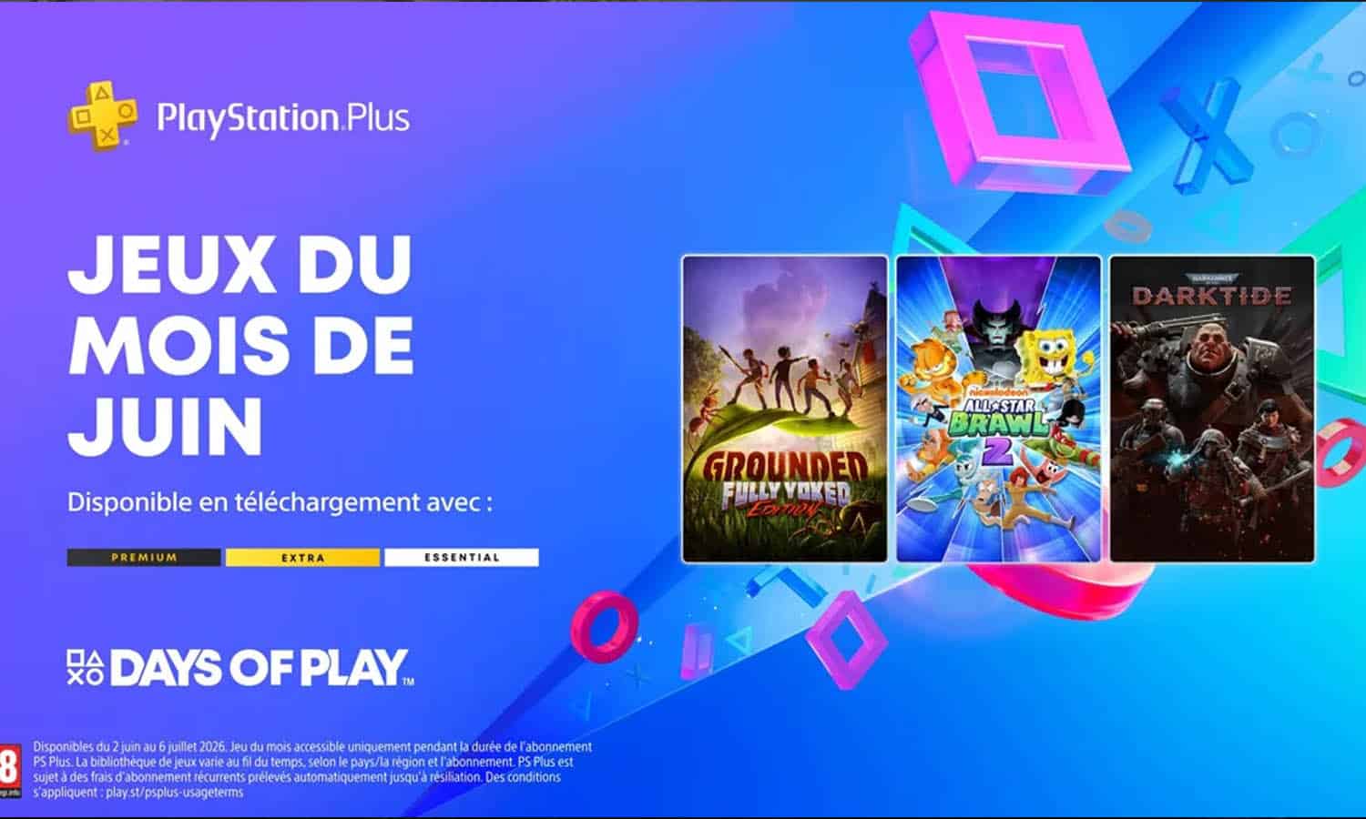SLIDER Jeux gratuits PlayStation Plus Juin 2026