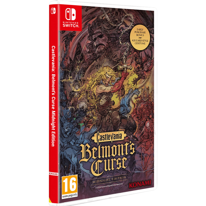 Castlevania Belmont’s Curse Midnight Edition switch produit