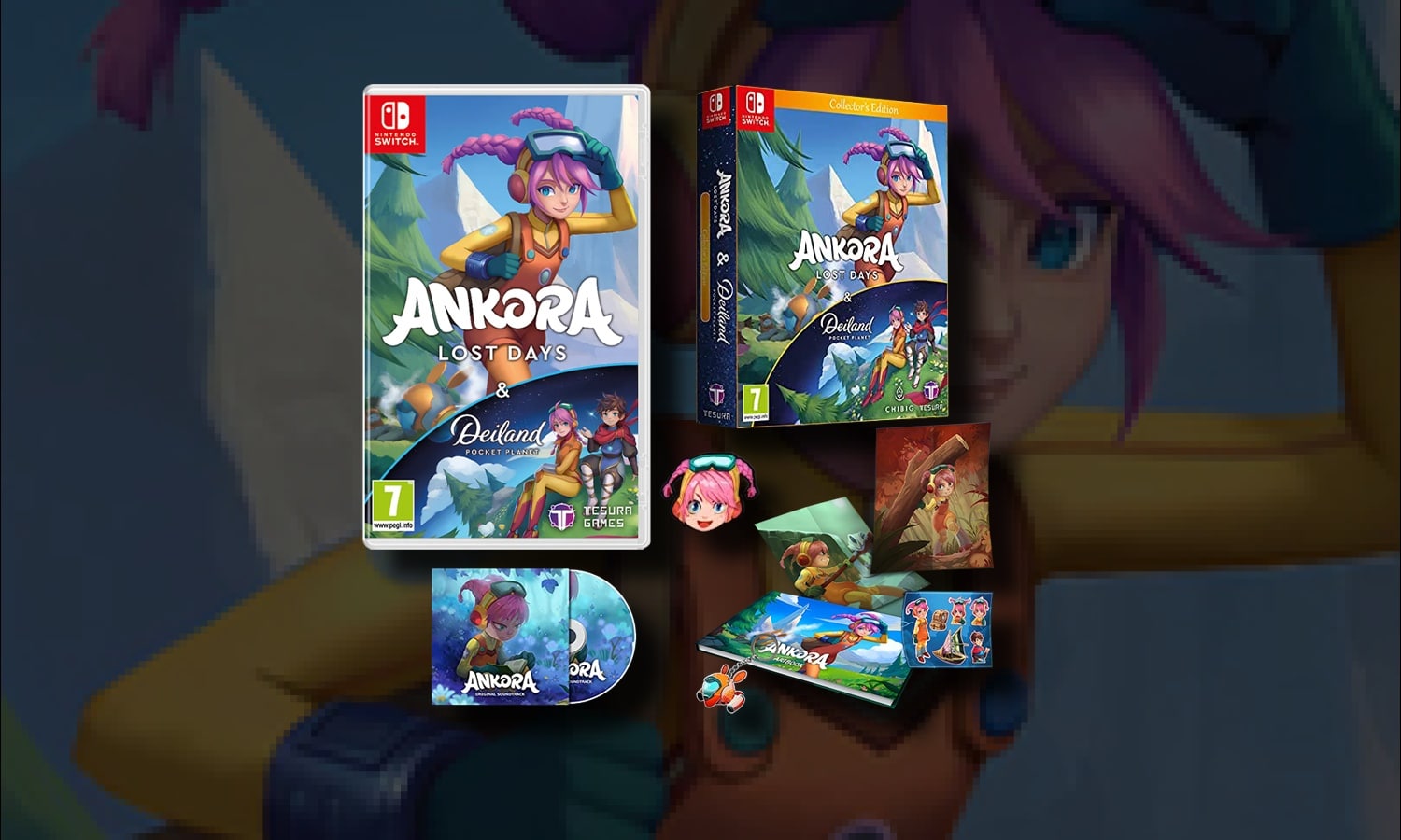 Ankora Lost Days and Deiland Pocket Planet Collector sur Switch
