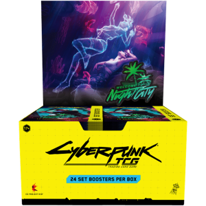 Jeu de cartes Cyberpunk Welcome to Night City Display TCG defintitif produit