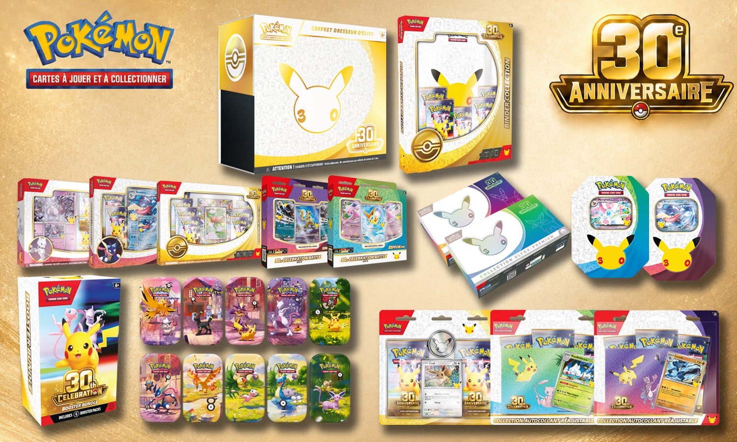 cartes pokémon 30 ans toutes les alertes et infos