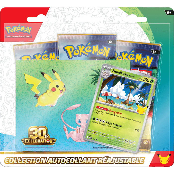 collection autocollant pokemon 30th celebration pikachu mew visuel produit_20260630162008