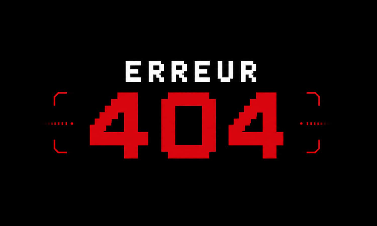 erreur 404 fond noir news