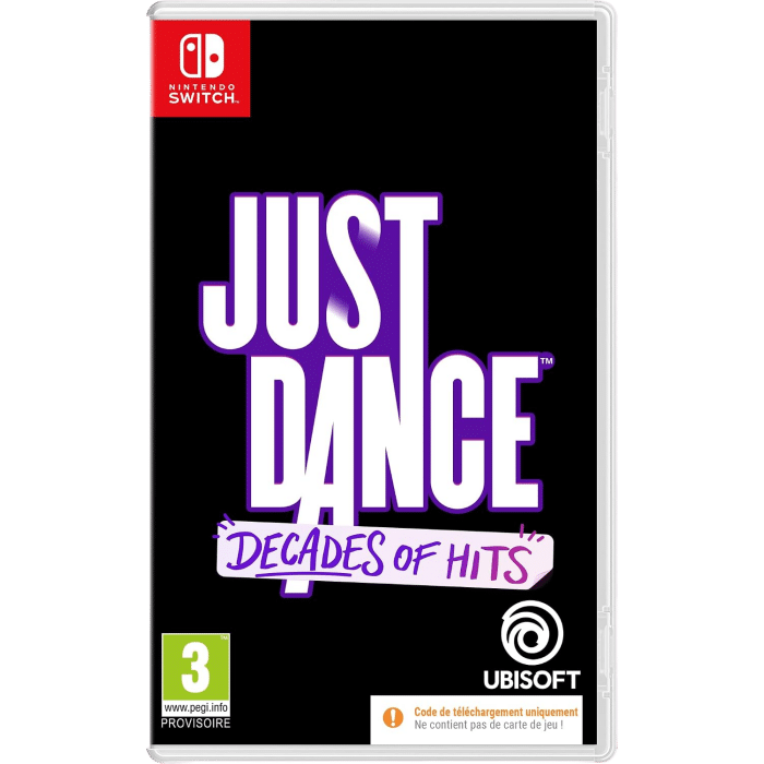 just dance decades hits switch code dans la boite visuel produit_20260709112430