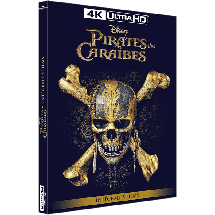 Pirates des Caraïbes Coffret 5 films 4K definitif produit