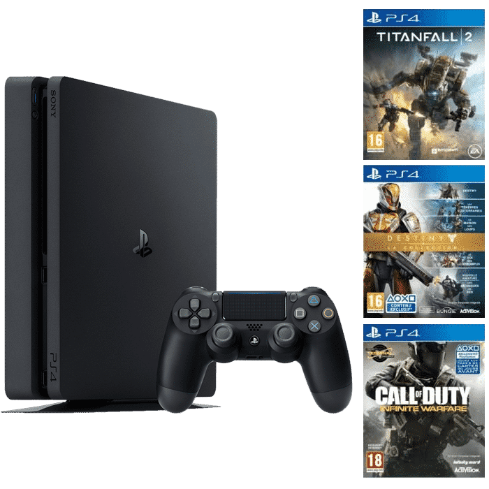 ps4 slim titanfall 2 cod infinite warfare destiny collection