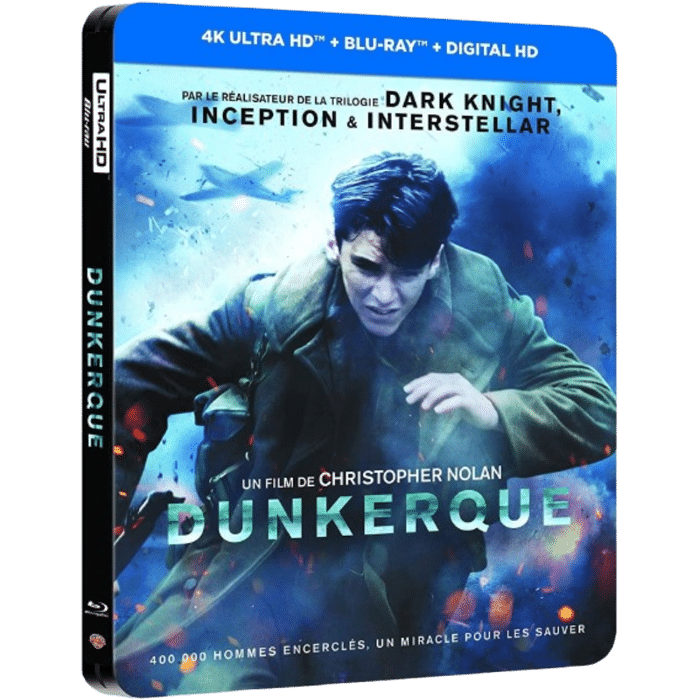 Dunkerque édition limitée steelbook 4K v12 produit