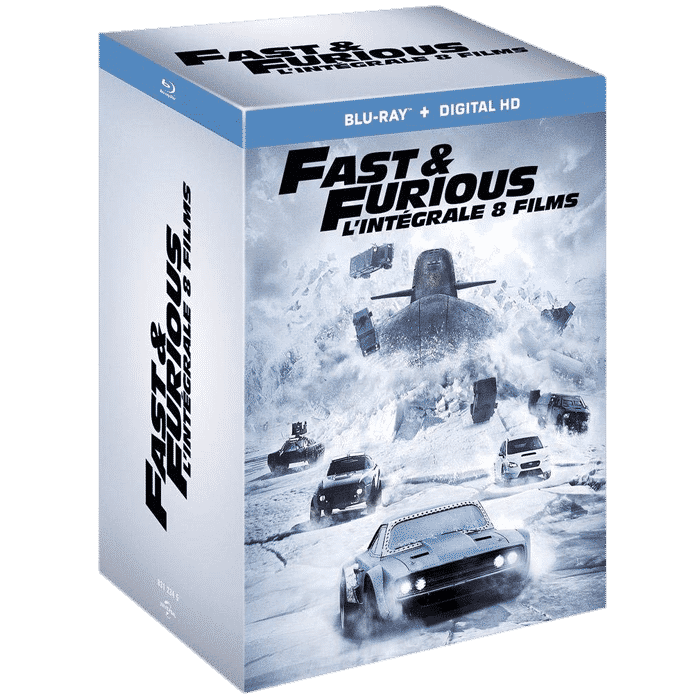 fast and furious intégrale blu ray 8 films