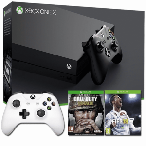xbox one x fifa 18 cod ww2 2 manettes v1