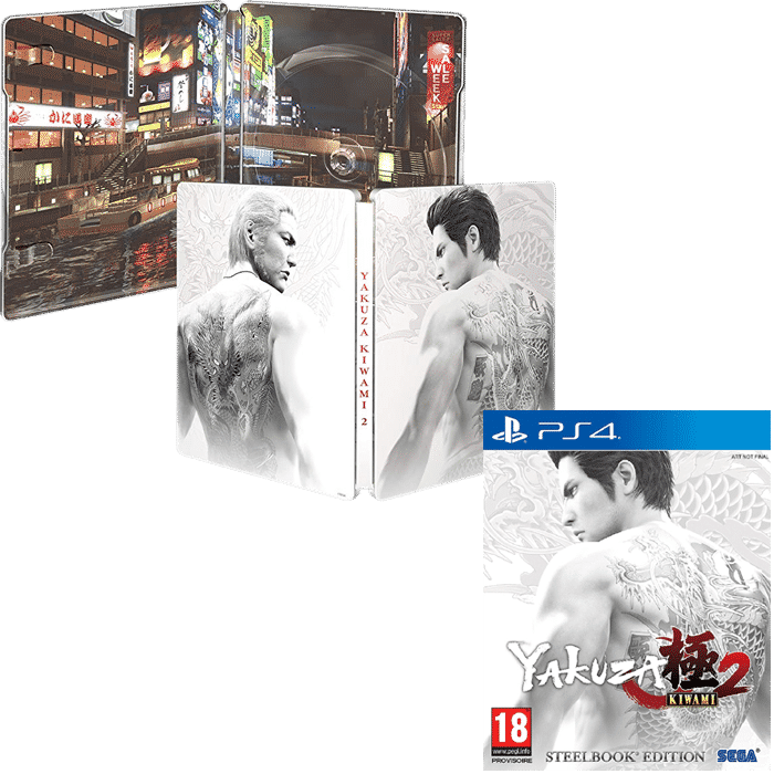 yakuza kiwami 2 steelbook ps4