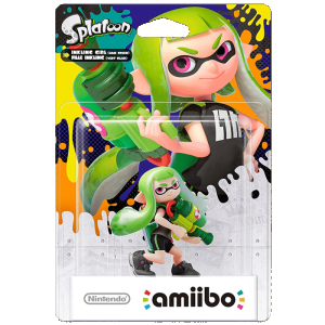 amiibo splatoon inkling fille vert