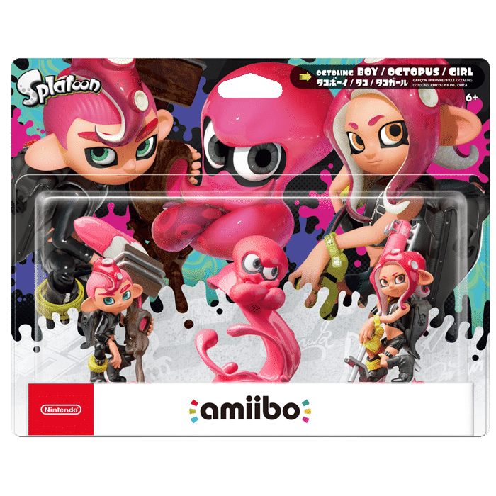 amiibo triple pack splatoon octoling