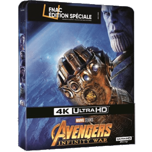 Avengers infinity War Edition Fnac Steelbook Blu-ray 4K Ultra HD