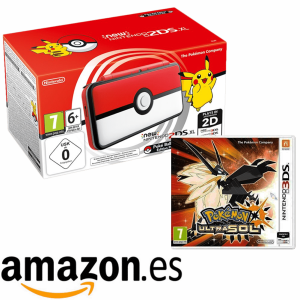 3DS XL pokeball + pokemon ultra soleil