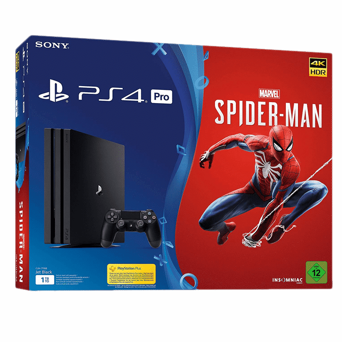 bundle ps4 pro spiderman