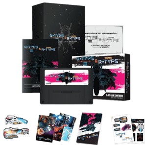 R-TYPE RETURNS COLLECTORS ED. BLACK SUPER NES RETRO-BIT WII