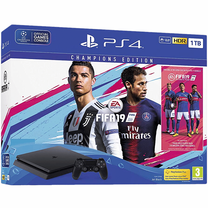 PS4 Slim FIFA 19 1 To Champions Edition