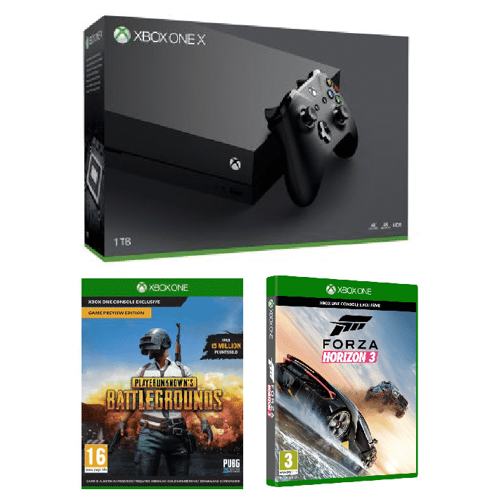 xbox one x pubg forza pas cher