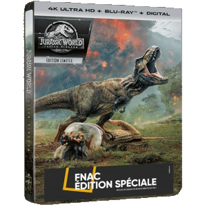 Jurassic World Fallen Kingdom Steelbook édition Fnac Blu-ray 4K Ultra HD