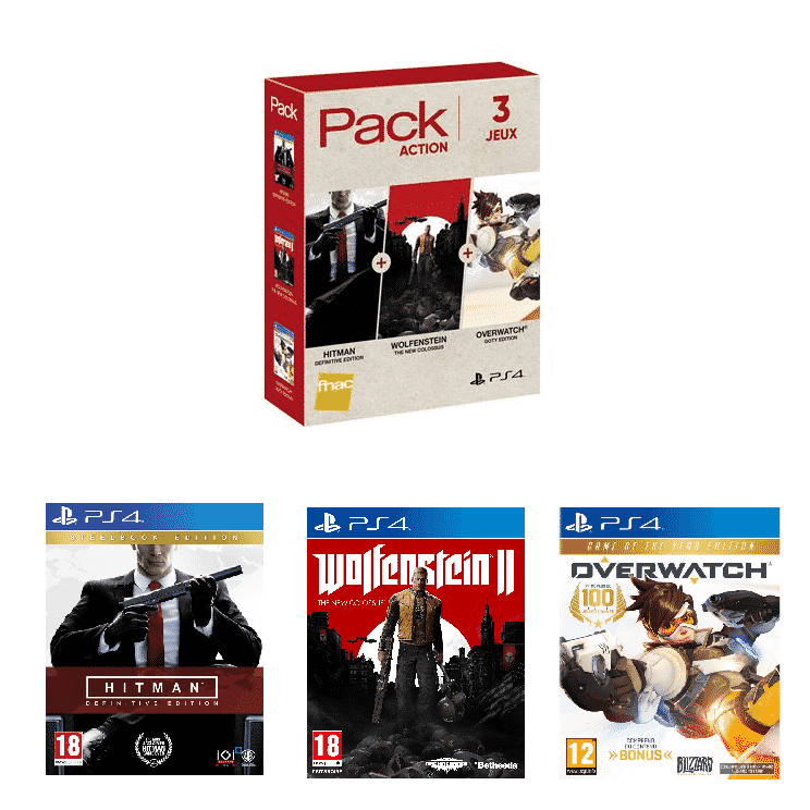 pack 3 jeux Hitman Definitive Edition