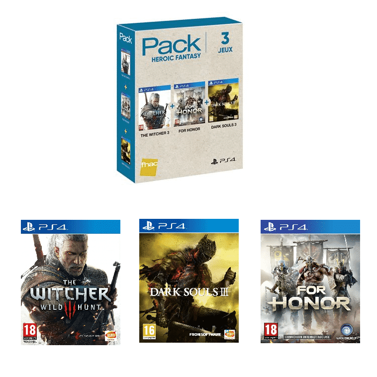 pack 3 jeux heroic fantasy